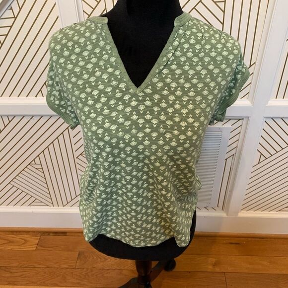 Lucky Brand
Patterned Split Neck T-Shirt - Picture 3 of 6